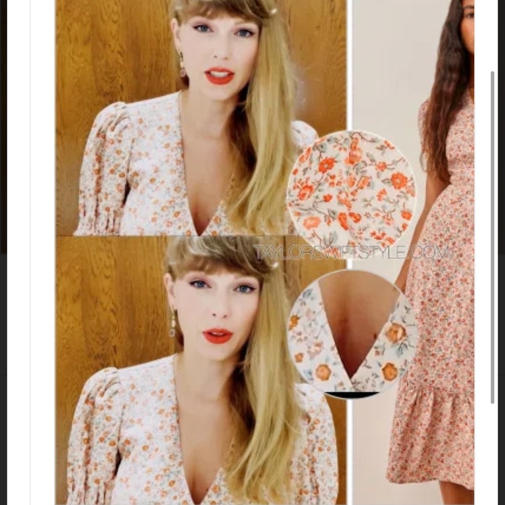 Reformation Veronica dress asa Taylor swift